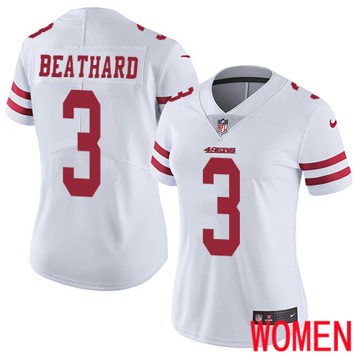 San Francisco 49ers Limited White Women C. J. Beathard Road NFL Jersey #3 Vapor Untouchable->san francisco 49ers->NFL Jersey